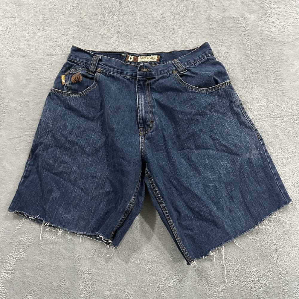 Mecca USA Jean Denim Shorts Men 34 Blue Denim Streetwear Y2K